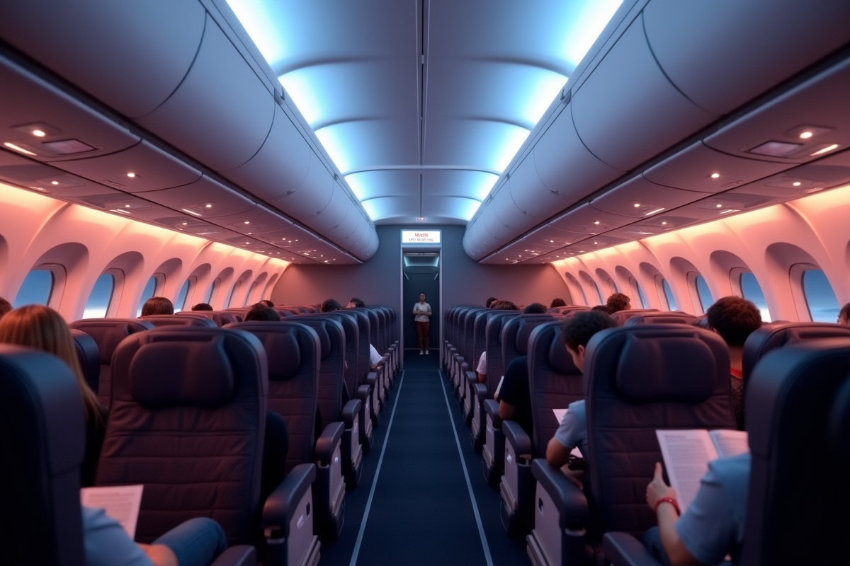 Avion de ligne le plus confortable : classement et caractéristiques