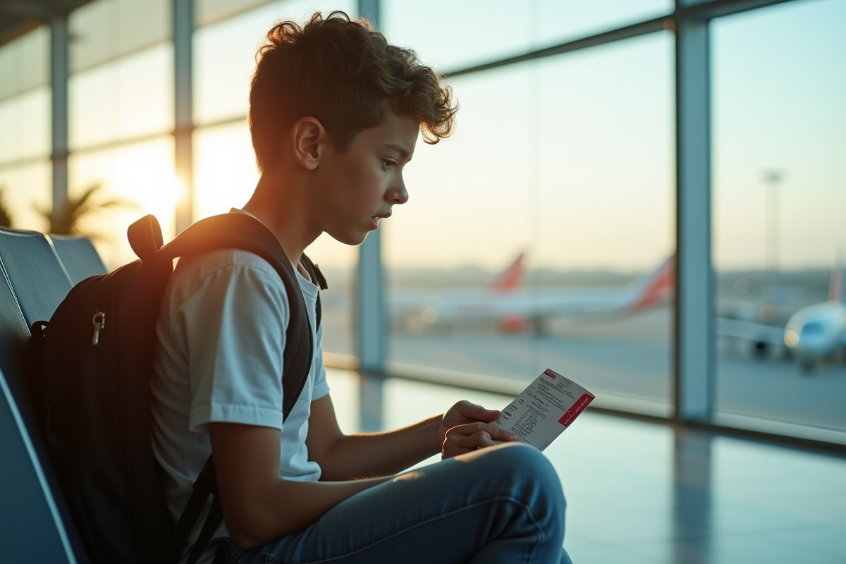 Voyager seul à 13 ans : conseils et démarches essentielles